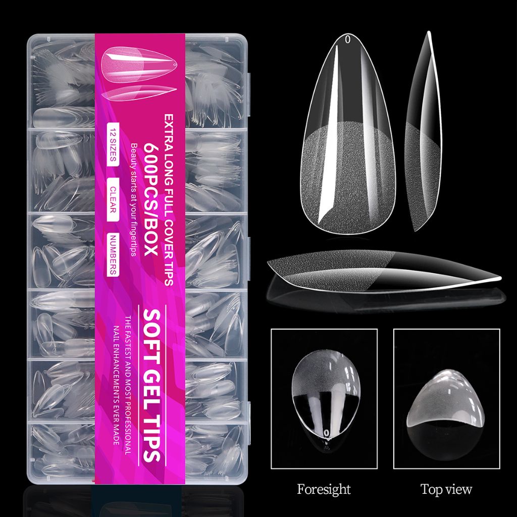Soft gel tips